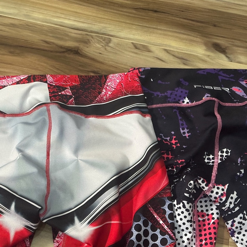 Fiber Colombian Leggings High Waist, Butt Lifting, Colombian Activewear Workout - Picture 6 of 7
